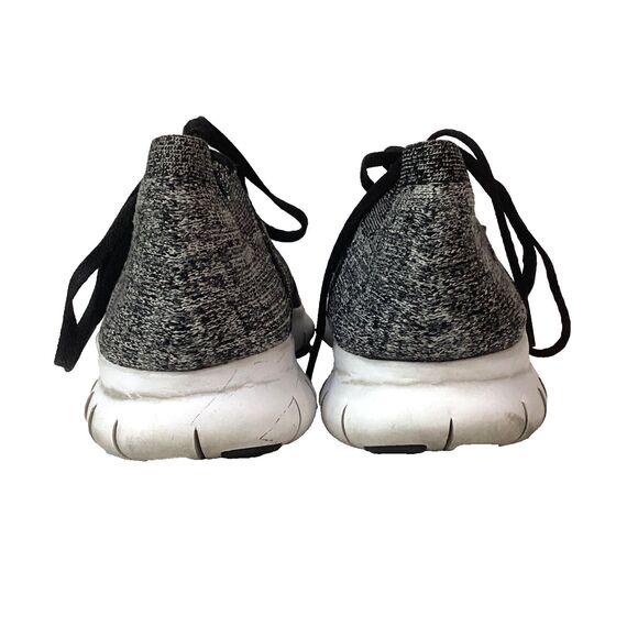 Nike Free RN Flyknit-Women's 9-'Oreo' Black/White Knit Running Shoes- 831017-001 - Picture 3 of 8